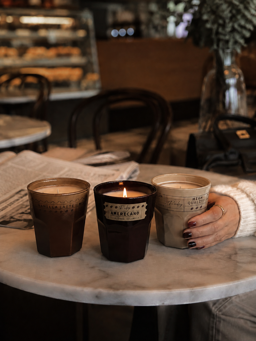 Brew&Bloom Coffee Shop - 3’lü Set