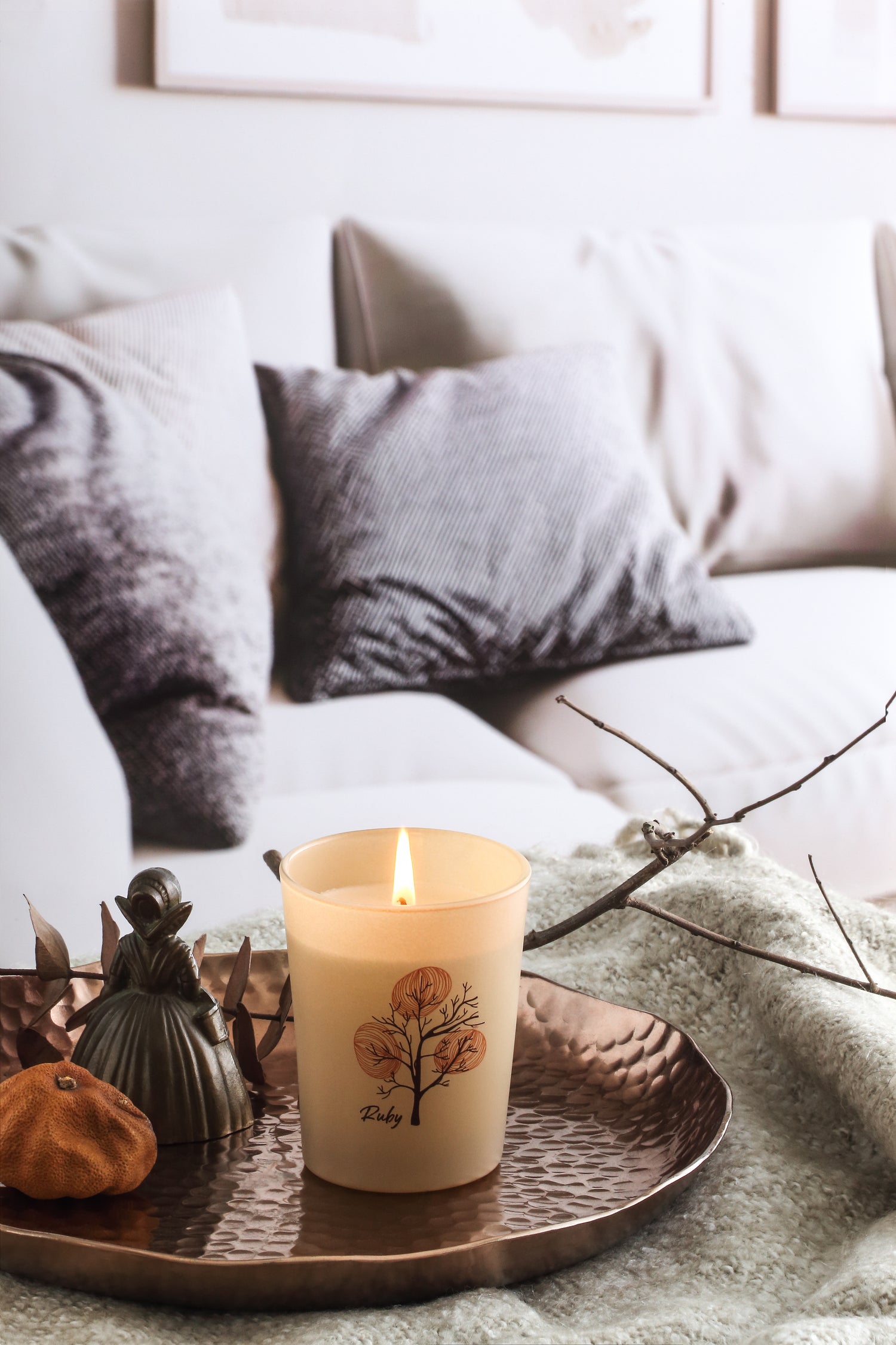 Shade Of Nature 3'lü Set - Kokulu Mum 300 g.