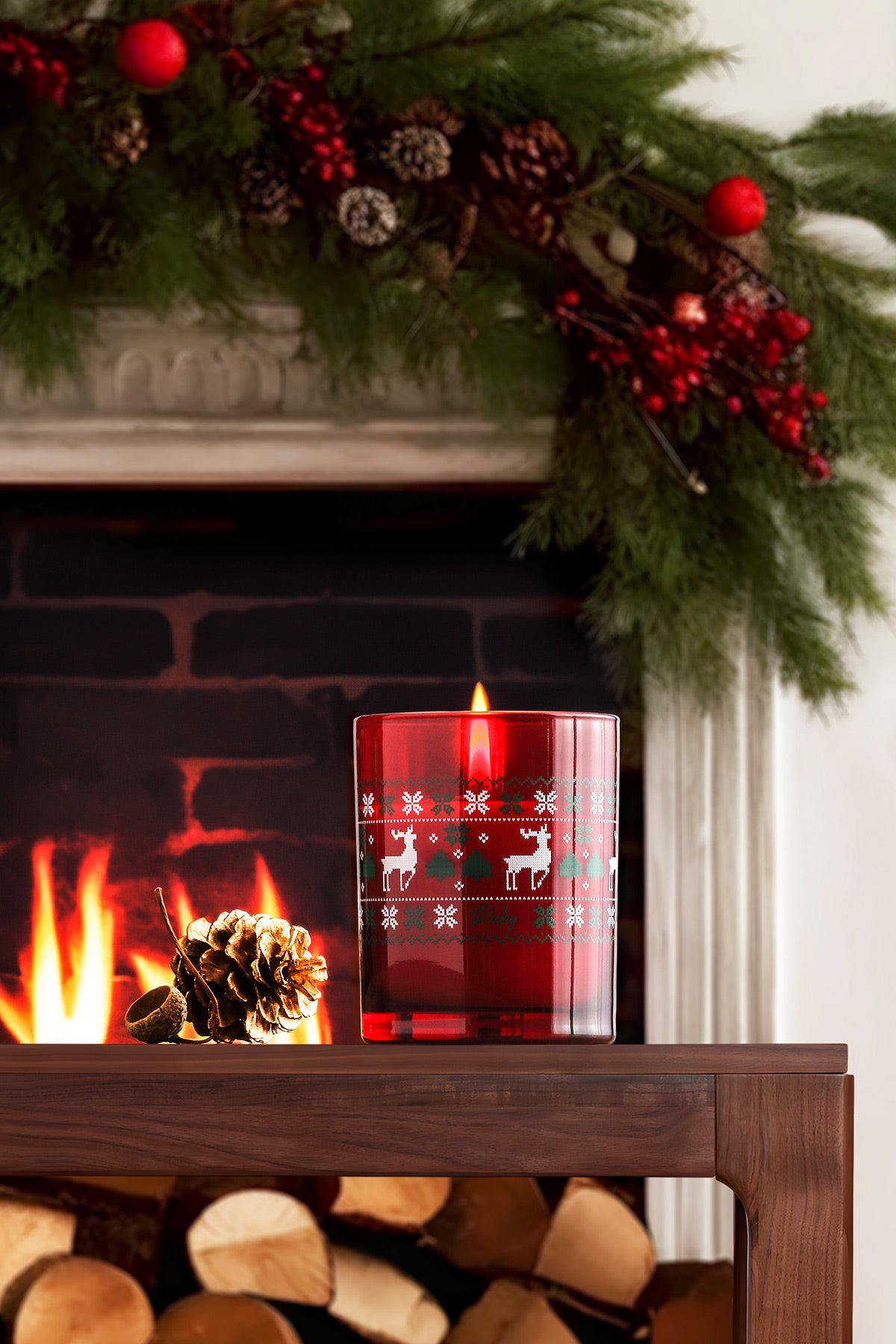 Holiday Spirit Kırmızı - Lab Coffee Kokulu Mum 150 g.